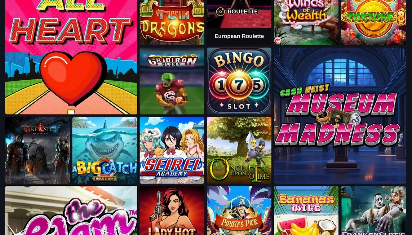 Игровой интерфейс Флагман казино